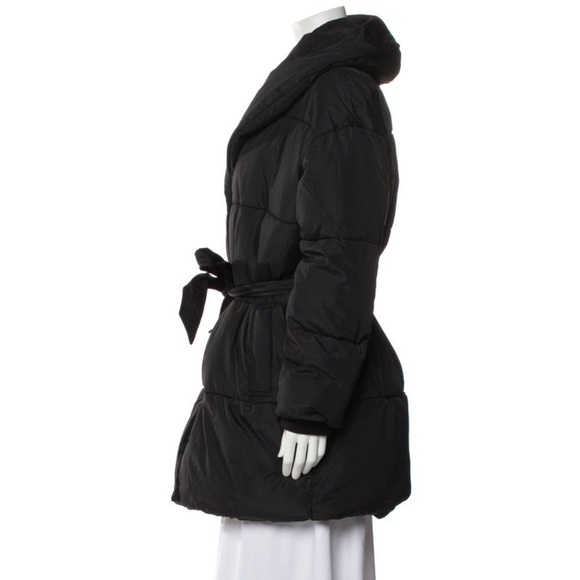 Badgley Mischka Yoko Shawl Collar Puffer Jacket - Picture 3 of 8